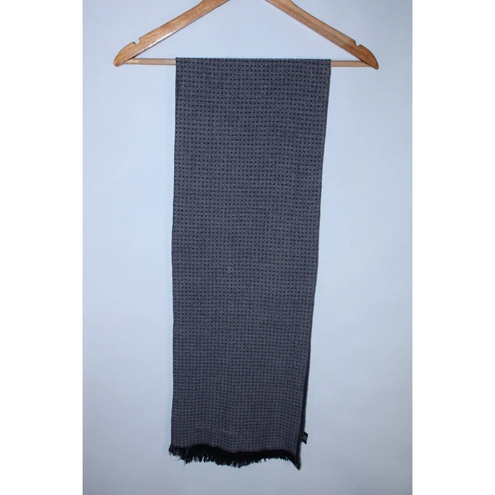 Emmanuelle Khanh Men's One Size Gray Viscose Scarf